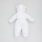 Комбинезон детский демисезонный KinDerLitto «Аванти-1», рост 56-62 см, цвет белый - Фото 3
