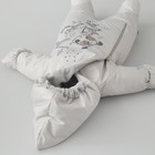 Комбинезон детский демисезонный KinDerLitto «Акварель. Собачки», рост 56-62 см, цвет серый - Фото 5