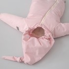 Комбинезон детский демисезонный открытый KinDerLitto «Гномич-2», рост 74-80 см, цвет розовый - Фото 3