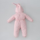 Комбинезон детский демисезонный открытый KinDerLitto «Гномич-2», рост 74-80 см, цвет розовый - Фото 2