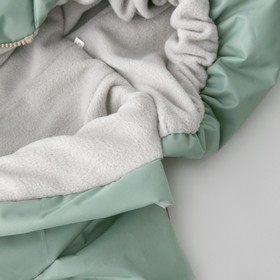 Комбинезон детский демисезонный открытый KinDerLitto «Новый домовёнок-2», рост 80-86 см, цвет полынь