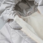 Комбинезон детский демисезонный KinDerLitto «Топтыжка», рост 56-62 см, цвет серый - Фото 2