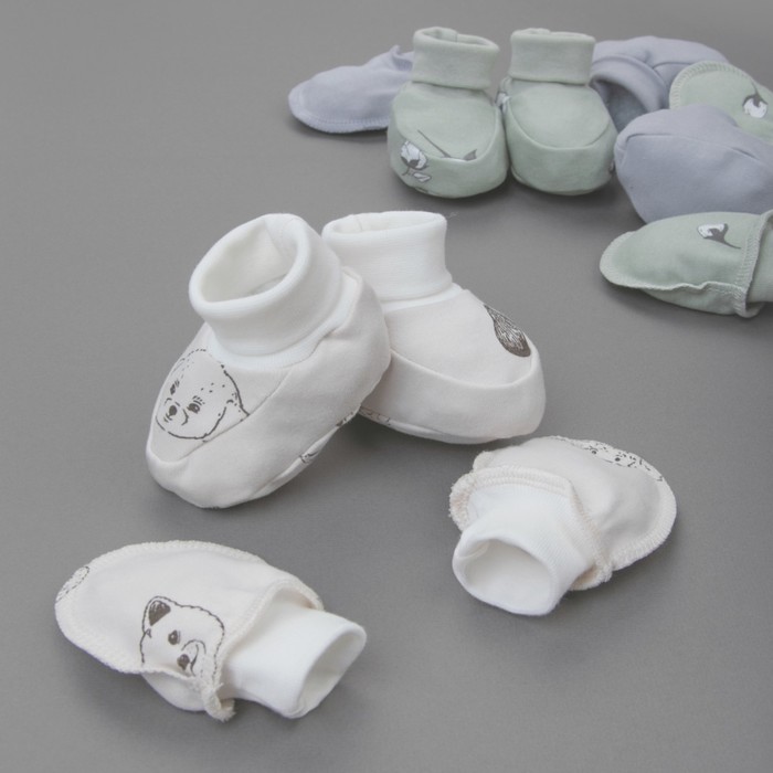 Комплект для новорожденных KinDerLitto «Мягкий хлопок», 6 предметов - Фото 1