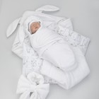 Комплект на выписку демисезонный KinDerLitto «Кроля», 5 предметов, рост 50-56 см, цвет белый - Фото 3