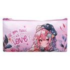 Пенал школьный, текстиль, плоский, 10.8×20.5 см «Аниме» - Фото 2