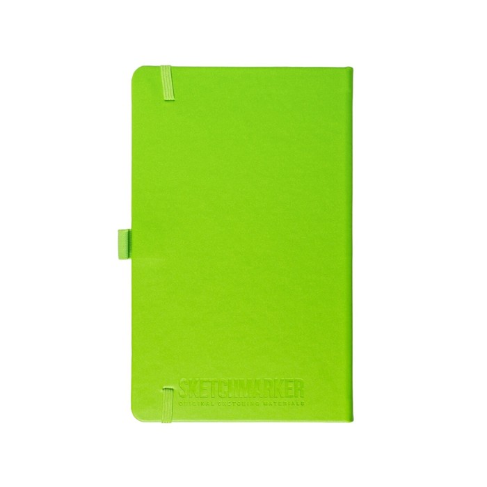 Скетчбук Sketchmarker, 130 х 210 мм, 80 листов, твёрдая обложка из бумвинила, зелёный, блок 140 г/м2