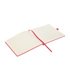 Скетчбук Sketchmarker, 200 х 200 мм, 80 листов, твёрдая обложка из бумвинила, красный, блок 140 г/м2 - фото 9298617