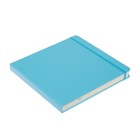 Скетчбук Sketchmarker, 200 х 200 мм, 80 листов, твёрдая обложка из бумвинила, небесно-голубой, блок 140 г/м2 - фото 9298622