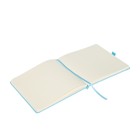 Скетчбук Sketchmarker, 200 х 200 мм, 80 листов, твёрдая обложка из бумвинила, небесно-голубой, блок 140 г/м2 - фото 9298623