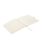 Скетчбук Sketchmarker, 200 х 200 мм, 80 листов, твёрдая обложка из бумвинила, розовый, блок 140 г/м2 - Фото 6