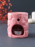 Аромалампа для эфирных масел «Зверята», керамика, розовая, 6.7×6.7×7.5 см 9735332 - фото 16521981