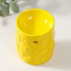 Аромалампа керамика "Зверята" жёлтая 6,7х6,7х7,5 см - Фото 3
