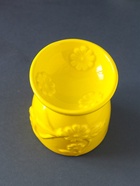 Аромалампа для эфирных масел «Стрекоза на цветке», керамика, жёлтая, 7.2×7.2×8.3 см - Фото 6