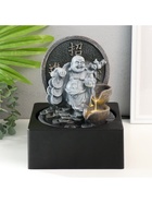 Фонтан настольный с подсветкой «Серый хотей со связками монет», от сети, 18×18×24 см 9832806