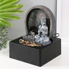 Настольный фонтан с камнями «Будда под луной», от сети подсветка, 18×18×24 см - Фото 3