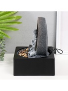 Настольный фонтан с камнями «Будда под луной», от сети подсветка, 18×18×24 см - Фото 7