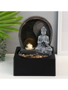 Настольный фонтан с камнями «Будда под луной», от сети подсветка, 18×18×24 см - Фото 10