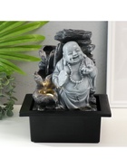 Фонтан настольный с подсветкой «Серый хотей с опахалом», от сети, 21×17.5×25 см 9832810