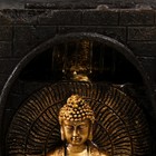 Фонтан настольный от сети, подсветка "Будда медитация в гроте" 21х17,5х26 см - фото 9375780