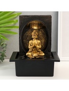 Фонтан настольный с подсветкой «Будда медитация в гроте», от сети, 21×17.5×26 см 9832811