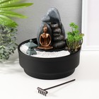 Фонтан настольный, японский сад камней «Сад камней», от сети с подсветкой, 21×21×21 см - Фото 1