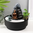 Фонтан настольный, японский сад камней «Сад камней», от сети с подсветкой, 21×21×21 см - Фото 2