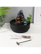 Фонтан настольный, японский сад камней «Сад камней», от сети с подсветкой, 21×21×21 см 9832816