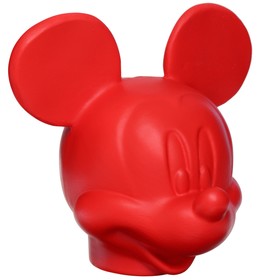 Копилка Микки Маус, гипс, 16×14×13 см, красный, DISNEY