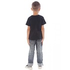 Футболка детская, рост 110 см, цвет чёрный - фото 28214657