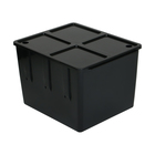 Бак для душа, 55 л, без ЭВН, пластиковый, чёрный - Фото 3