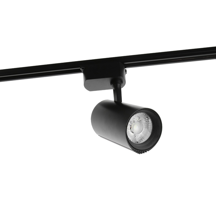 Трековый светильник Luazon lighting, LTL-092, 40 Вт, 3200 Лм, 6500K, чёрный, свечение холодное белое - Фото 1
