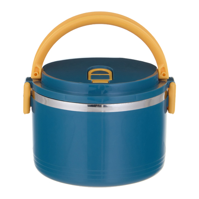 Ланч-бокс, 650 мл, сохраняет тепло 2 ч, нержавеющая сталь, бирюзовый