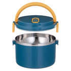 Ланч-бокс, 650 мл, сохраняет тепло 2 ч, нержавеющая сталь, бирюзовый - Фото 3