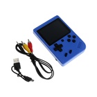 Игровая приставка 400 в 1, AV кабель, 8 бит, синяя - Фото 2
