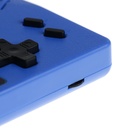 Игровая приставка 400 в 1, AV кабель, 8 бит, синяя - Фото 4