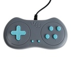 Игровая приставка A15, с геймпадом, AV кабель, 8 бит, 500 игр, серая - Фото 8