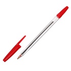 Ручка шариковая 1.0 мм, стержень красный, СТАММ "Оптима", цвет корпуса красный - Фото 3