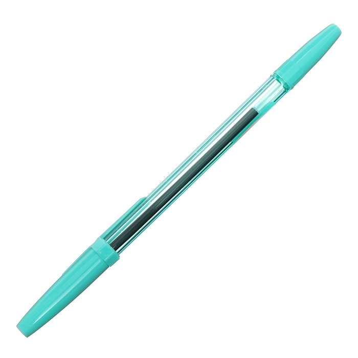 Ручка шариковая 1.0 мм, стержень синий, СТАММ "Оптима", цвет корпуса пастель, микс