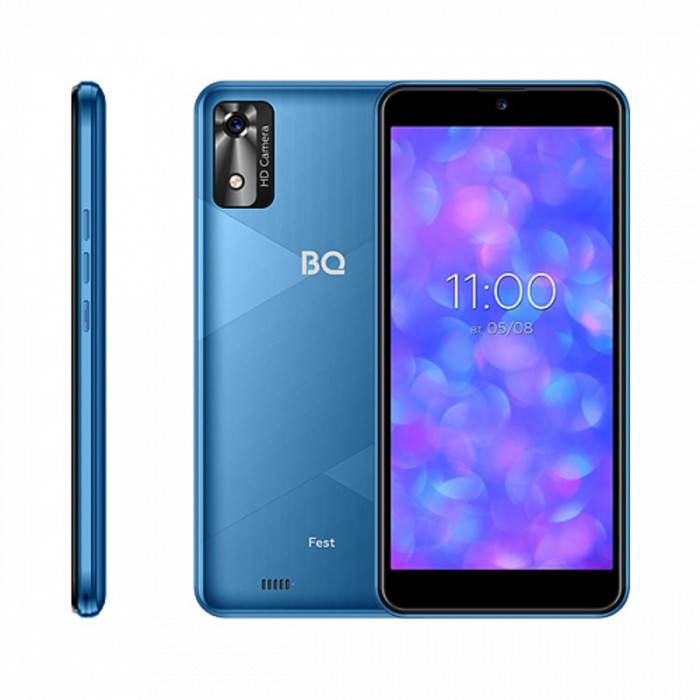 Смартфон BQ S-5565L Fest, 5.45", IPS, 2 sim, 2Гб, 16Гб, 2 Мп, microSD, 2200мАч, синий - фото 51534769