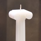 Свеча фигурная "Колонна", 5х19,5см, белая - фото 23816534