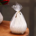 Свеча декоративная 7х8см, жемчужная - фото 23816538