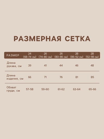 Комбинезон вязаный SL Home, рост 86 -92 см, цвет молочный