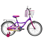 Велосипед 20" Novatrack LITTLE GIRLZZ, цвет фиолетовый - Фото 1