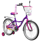 Велосипед 20" Novatrack LITTLE GIRLZZ, цвет фиолетовый - Фото 2