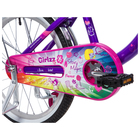 Велосипед 20" Novatrack LITTLE GIRLZZ, цвет фиолетовый - Фото 5