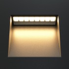 Подсветка для лестниц Outdoor O038-L3B, 3Вт, 6,5х6,8х6,2 см, LED, 100Лм, 3000К, цвет чёрный - Фото 4