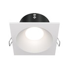 Светильник встраиваемый Technical DL033-2-01W, 1х50Вт, 8,5х8,5х4,5 см, GU10, цвет белый - фото 297433019