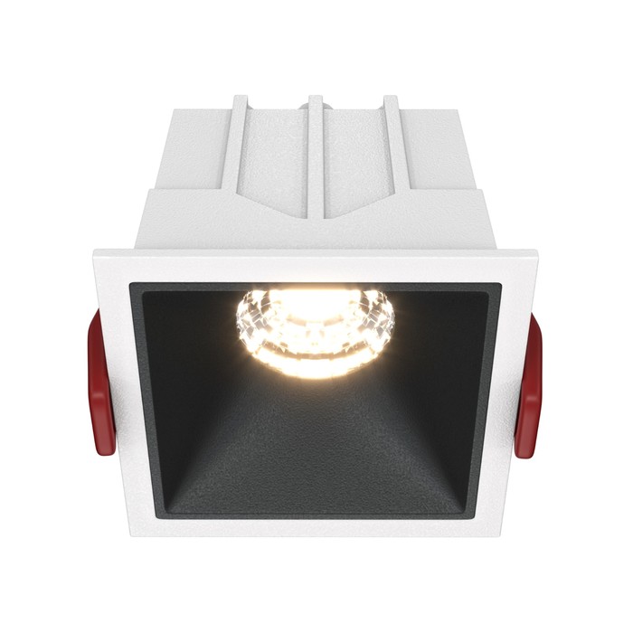 Светильник встраиваемый Technical DL043-01-10W3K-SQ-WB, 10Вт, 6,5х6,5х5,2 см, LED, 450Лм, 3000К, цвет бело-чёрный