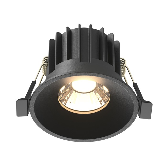Светильник встраиваемый Technical DL058-12W3K-B, 12Вт, 8х8х6 см, LED, 910Лм, 3000К, цвет чёрный