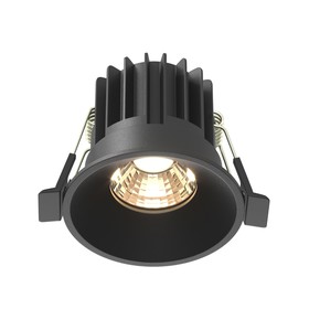 Светильник встраиваемый Technical DL058-7W3K-B, 7Вт, 6х6х5,3 см, LED, 450Лм, 3000К, цвет чёрный